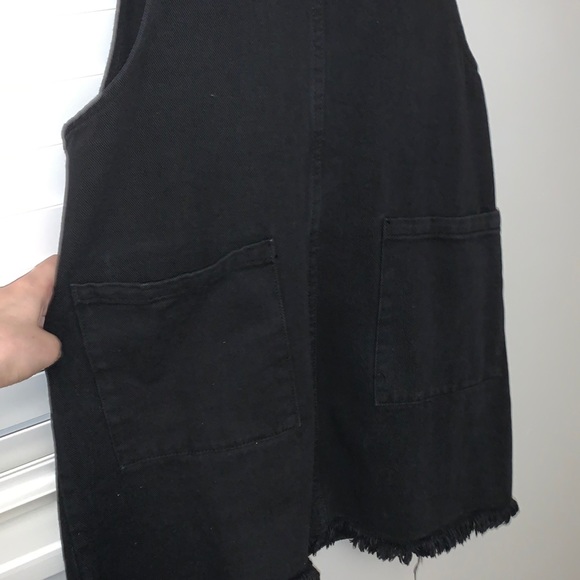 Black Jean Dress - Picture 3 of 3